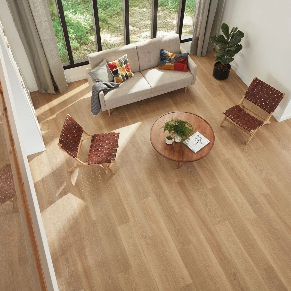 Luxury vinyl flooring